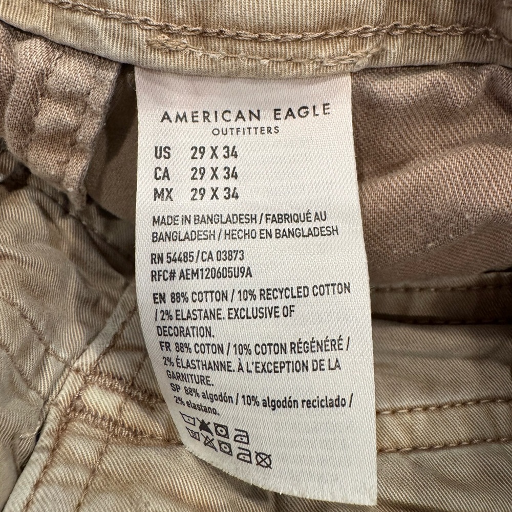 American Eagle Outfitters Tan Cargo Pants - Picture 3 of 4